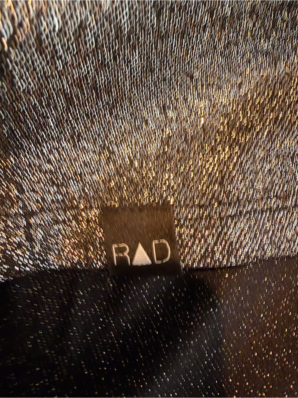 RAD Y2K Metallic Glitter Sparkle Body-con Mini Spaghetti Strap Dress - Picture 6 of 6